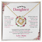 To My Lovely Daughter | Always Keep Me In Your Heart - Love Knot Necklace