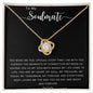 To My Soulmate | Love Knot Necklace