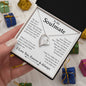 To My Soulmate | I Love You, Forever & Always - Forever Love Necklace