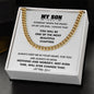 To My Son | Always Keep Me In Your Heart - Cuban Link Chain