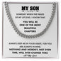 To My Son | Always Keep Me In Your Heart - Cuban Link Chain