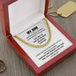 To My Son | Always Keep Me In Your Heart - Cuban Link Chain
