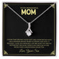 To My Wonderful Mom | I Love You - Alluring Beauty necklace