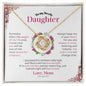 To My Lovely Daughter | Always Keep Me In Your Heart - Love Knot Necklace