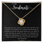 To My Soulmate | Love Knot Necklace