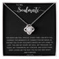 To My Soulmate | Love Knot Necklace